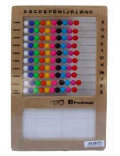 ABACO MADERA 100 MULLAS C/PIZARRA