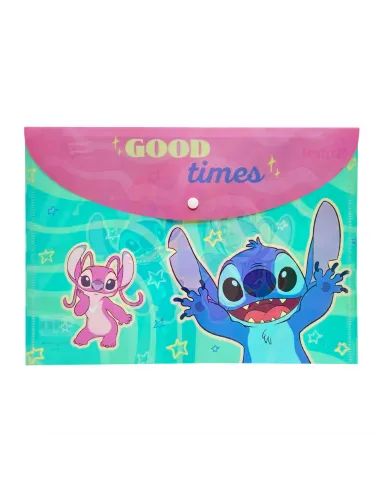 CARPETA REX A4 STITCH C/BROCHE