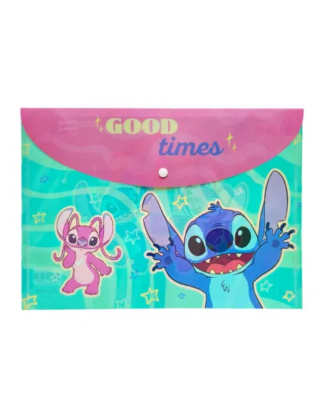 CARPETA REX A4 STITCH C/BROCHE