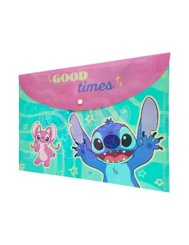 CARPETA REX A4 STITCH C/BROCHE