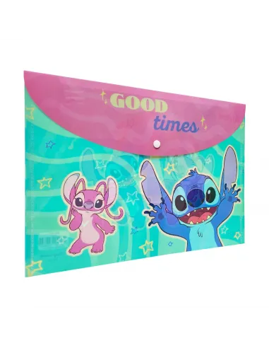 CARPETA REX A4 STITCH C/BROCHE