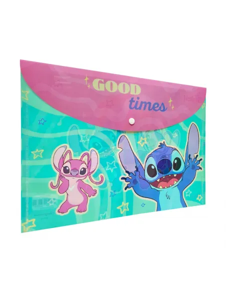 CARPETA REX A4 STITCH C/BROCHE