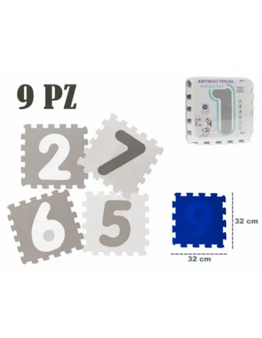 ALFOMBRA FOMIX INFANTIL DE NÚMEROS 9PZ REF 1001B3