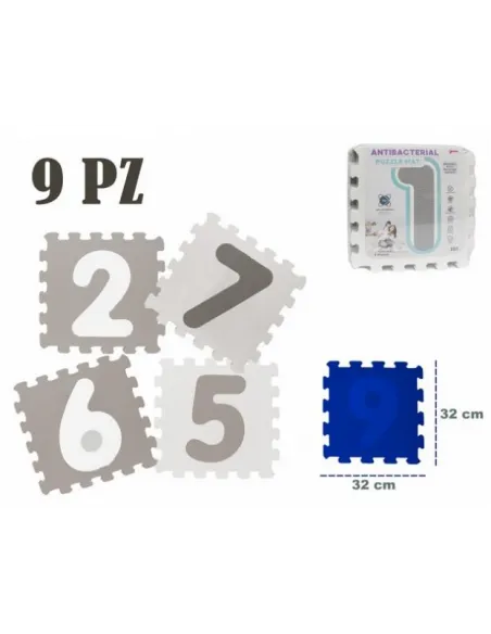 ALFOMBRA FOMIX INFANTIL DE NÚMEROS 9PZ REF 1001B3