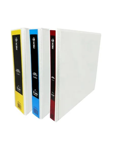 CARPETA REX A4 8CM 2ARG BLANCO