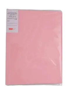 CARPETA CATALOGO REX A4 ROSADA 20 PROTECTORES HOJA U