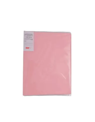 CARPETA CATALOGO REX A4 ROSADA 20 PROTECTORES HOJA U