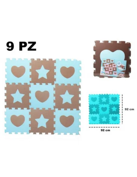 ALFOMBRA FOMIX X9 PZ CORAZON/ESTRELLA REF. 1035