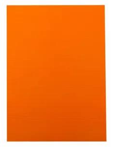 CARTUL. CORRUGADA NEON 50X70CM NARANJA 048-0012