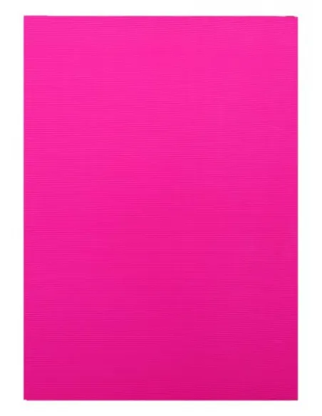 CARTUL. CORRUGADA NEON 50X70CM ROSADO 048-012RSF