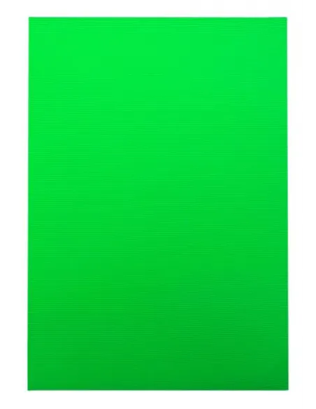 CARTUL. CORRUGADA NEON 50X70CM VERDE 048-012NE
