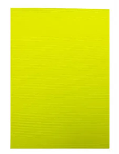 CARTUL. CORRUGADA NEON 50X70CM AMARILLO