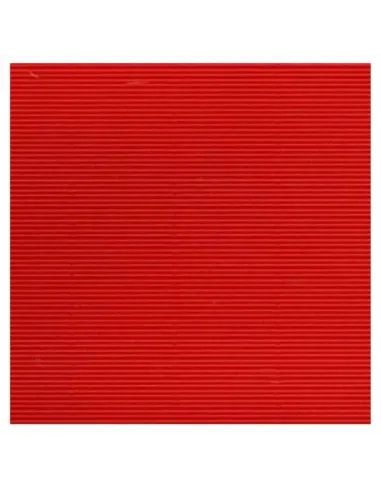 CARTUL. CORRUGADA 50X70CM ROJO