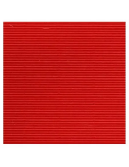 CARTUL. CORRUGADA 50X70CM ROJO