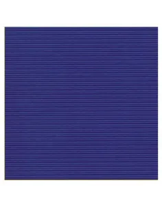CARTUL. CORRUGADA 50X70CM AZUL OSCURO