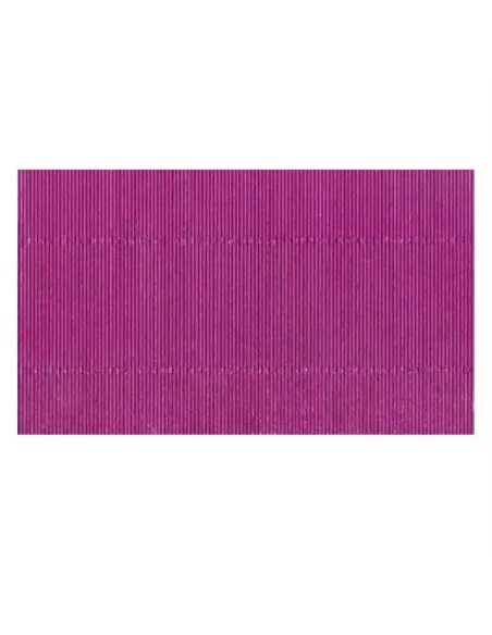 CARTUL. CORRUGADA 50X70CM METALIZA FUCSIA