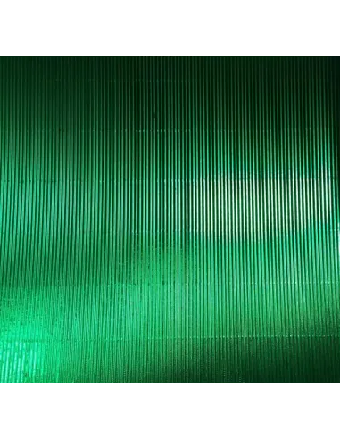 CARTUL. CORRUGADA 50X70CM METALIZA VERDE OSCURO