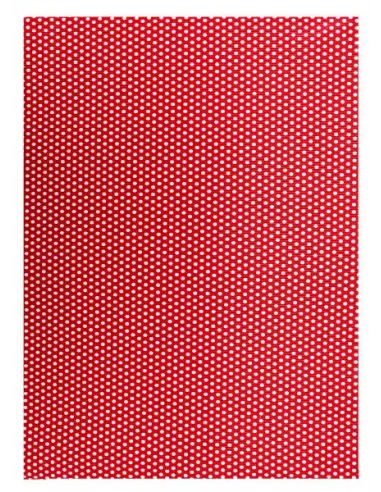 CARTUL. CORRUGADA PASSOLA DISEÑO 50X70CM POLKA ROJO (1)