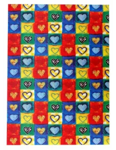 CARTUL. CORRUGADA PASSOLA DISEÑO 50X70CM CORAZON GR (11)