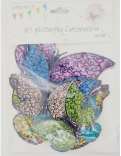 APLIQUE MARIPOSA DOBLE COLORES SURTIDOS P/ARREGLOS RA REF MAR001