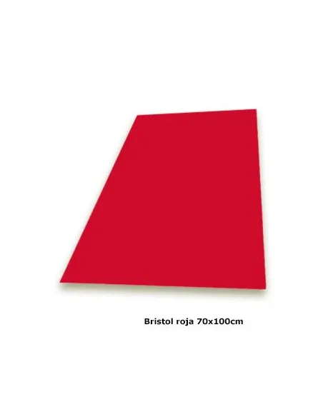 CARTUL. BRISTOL 180GR ROJO 70X100
