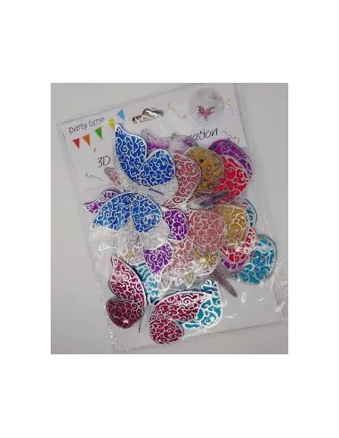 APLIQUE MARIPOSA DOBLE COLORES SURTIDOS P/ARREGLOS RA REF MAR001