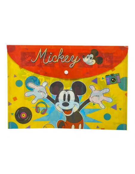 CARPETA REX A4 MICKEY C/BROCHE