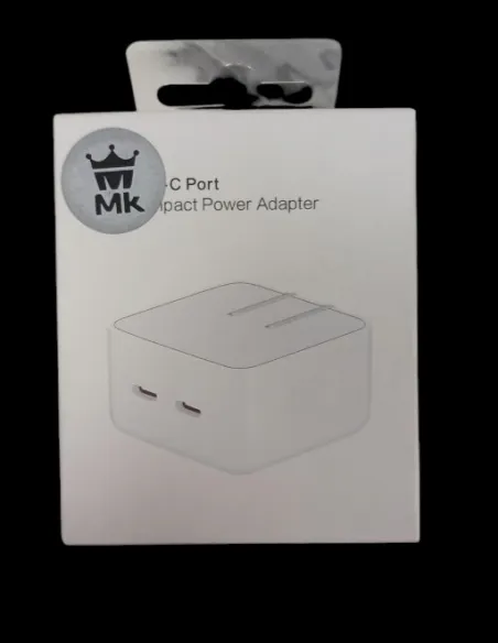 CARGADOR GENERICO CON 2 ENTRADAS TIPO C KD09-CG00024