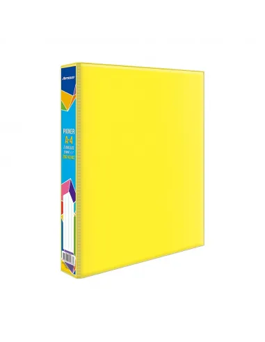 CARPETA ARTESCO A4 2/ARGOLLAS 25MM AMARILLO (NUEVO)10530001