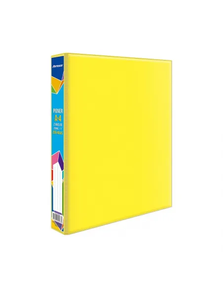 CARPETA ARTESCO A4 2/ARGOLLAS 25MM AMARILLO (NUEVO)10530001