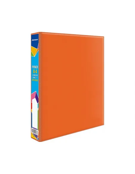 CARPETA ARTESCO A4 2/ARGOLLAS 25MM ANARANJADO (NUEVO)10530009