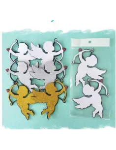 APLIQUE FIGURA 3D CUPIDOS R. A008