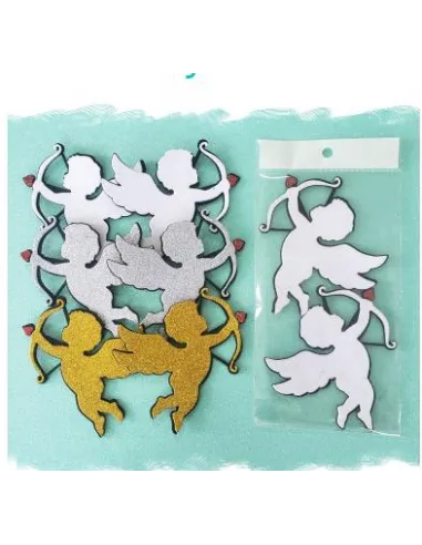 APLIQUE FIGURA 3D CUPIDOS R. A008