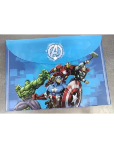 CARPETA REX A4 AVENGERS C/BROCHE