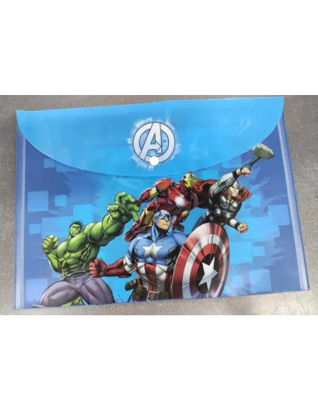 CARPETA REX A4 AVENGERS C/BROCHE