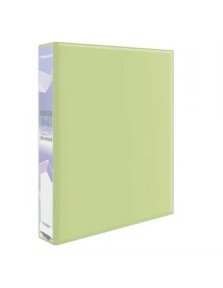 CARPETA ARTESCO A4 2/ARGOLLAS 25MM VERDE PASTEL