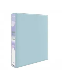 CARPETA ARTESCO A4 2/ARGOLLAS 25MM CELESTE PASTEL