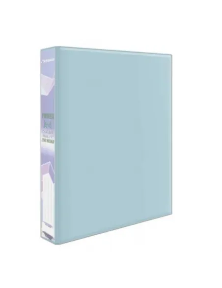 CARPETA ARTESCO A4 2/ARGOLLAS 25MM CELESTE PASTEL