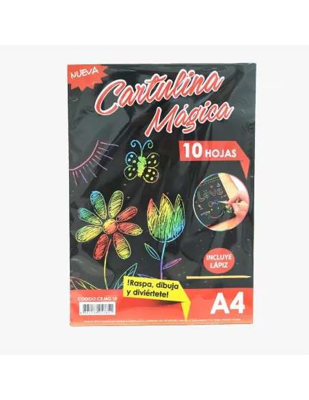 CARTUL. MAGICA A4  LAPIZ CR.MG.10