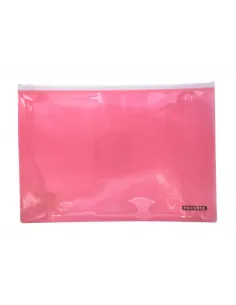 CARPETA PASSOLA A4 ZIPPER ROJO US-P56