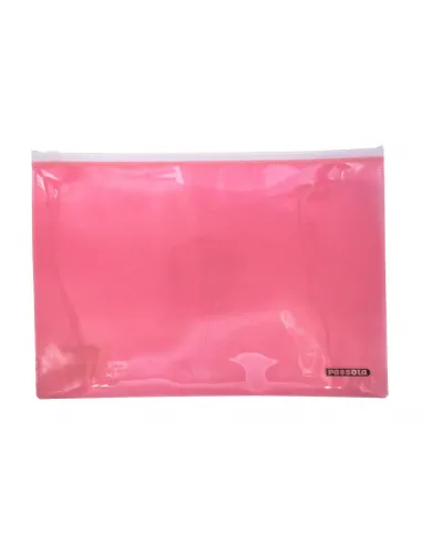CARPETA PASSOLA A4 ZIPPER ROJO US-P56