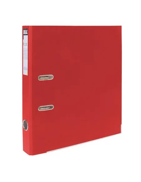 ARCHIVADOR IDEAL T/O ROJO LOMO FINO