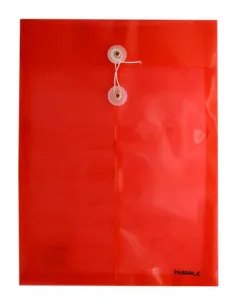 CARPETA PASSOLA VERTICAL C/CORDON ROJO US-F118