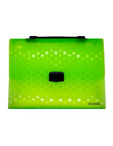 CARPETA PASSOLA PORTAFOLIO A4 EXPANDIBLE VERDE US-0804