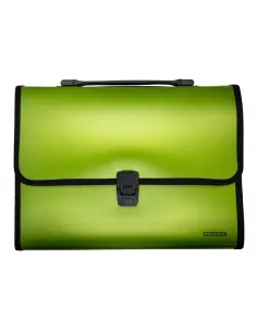 CARPETA PASSOLA PORTAFOLIO A4 EXPANDIBLE VERDE US-0802