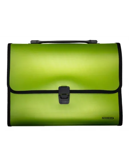 CARPETA PASSOLA PORTAFOLIO A4 EXPANDIBLE VERDE US-0802