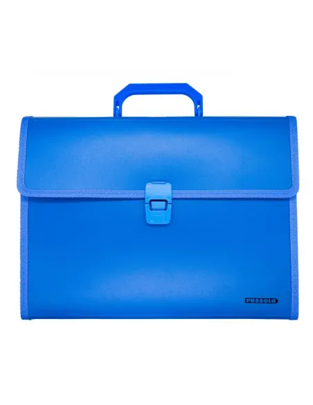 CARPETA PASSOLA PORTAFOLIO A4 EXPANDIBLE AZUL US-412