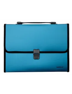 CARPETA PASSOLA PORTAFOLIO A4 EXPANDIBLE AZUL US-0802