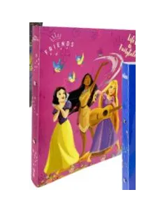 CARPETA REX A4 2 ARGOLLAS PRINCESAS L/FINO