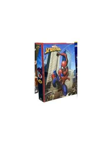 CARPETA REX SPIDERMAN  OFICIO 2 ARGOLLAS